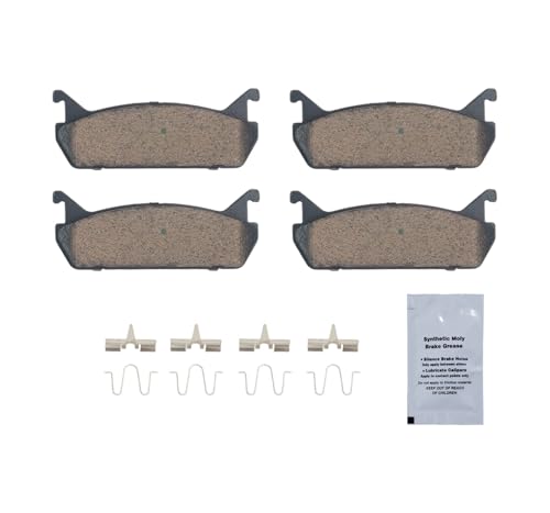 Image of HUSCH D458 Rear Ceramic Brake Pads Kit Fit For Ford Escort 1991-1996, For Mazda Miata 1990-1993, For Mazda Protege 1990-1994