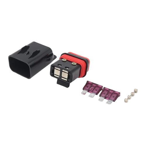 Motorcycle Fuses Holder with 2Pcs 40A Secure Electrical Protections for Upgrades Holder