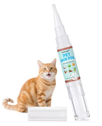 GJYC PET Cat Skin Care Serum Magic Brush - 5ml for Soothing Skin,Rapid Healing Itch Relief & Hair Restoration