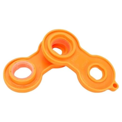 2Pcs Orange Universal Faucet Aerator Wrench, Plastic Non-Electric Faucet Aerator Removal Tool, Compatible with US & European Thread Sizes