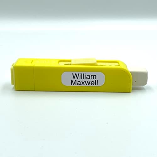 60 Custom Washable Stick on Clothing Name Labels - No-Iron Stickers for School, Day Care, Nursery, Care Homes - Name Labels for Clothes (60)