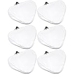 Yourspares 6 X Steam Mop Microfibre Cleaning Cloth Cover Pads Kit Fits Asda