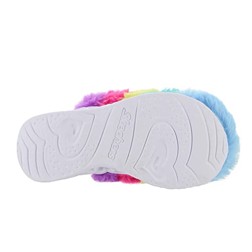 Skechers Kids Girls Heart Lights Sandals-Color Sneaker, Multi, 7 Toddler