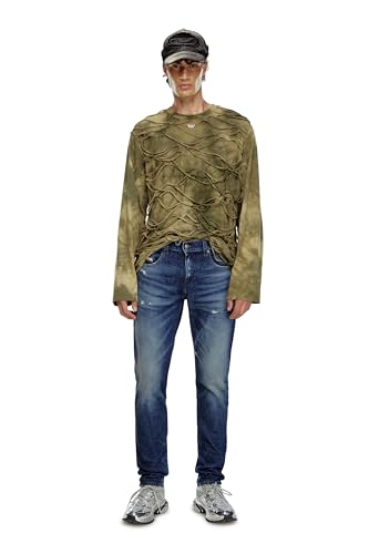 Image of Diesel Mens 2019 D-strukt | Medium waist slim fit with stretch denim comfort