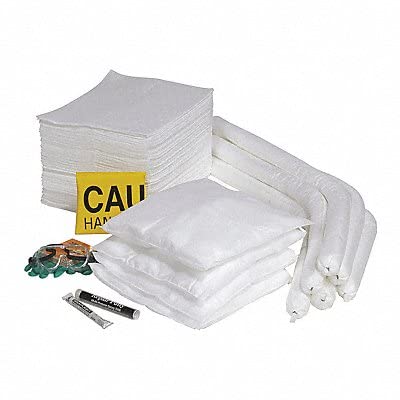 Spill Kit Refill,Box,Oil-Based Liquids