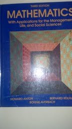 Mathematics With Applications for the Management, Life, and Social Sciences