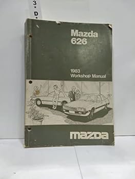 Paperback 1983 Mazda 626 Workshop Manual Book