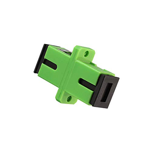 10 Pcs Sc/Apc Fiber Optic Adapter Fiber Optic Connector, Green - Image 2