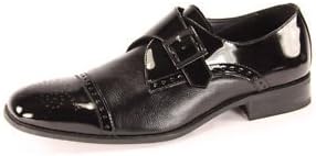 Giorgio Venturi Cap Toe Monk Strap Dress ShoeBlack style 6028 Size10.5 D