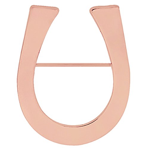 Image of Minimalism Simple Lucky Horseshoe Brooch Cowboy Western Lapel Pin