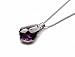 Produktbild Kette 925 Silber mit SWAROVSKI ELEMENTS Baroque Pendant Amethyst, als Geschenk Muttertagsgeschenk Geburtstagsgeschenk für die Frau Freundin als Glücksbringer für den Lieblingsmensch