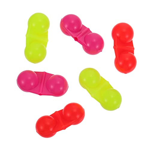 Abaodam 20 Pcs Portable Fishing Alarm Bells Double Rattle Rod Accessories for High Sensitivity Bite Detection Durable Design for Fishing Enthusiasts and Beginners Random Color