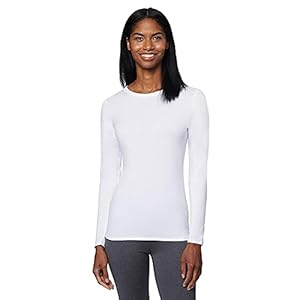 32 Degrees Heat Womens Ultra Soft Thermal Lightweight Baselayer Crew Neck Long Sleeve Top