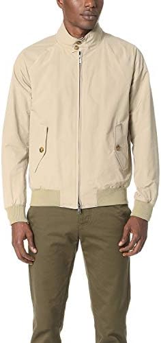 Baracuta Men's G9 Original Jacket, Natural, Tan, 40
