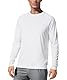 MARZXIN UPF 50+ Langarmshirt Herren UV Shirt Schnelltrocknend Atmungsaktiv Sportshirt Funktionsshirt Sonnenschutz Laufshirt Fitnessshirt Weiß M