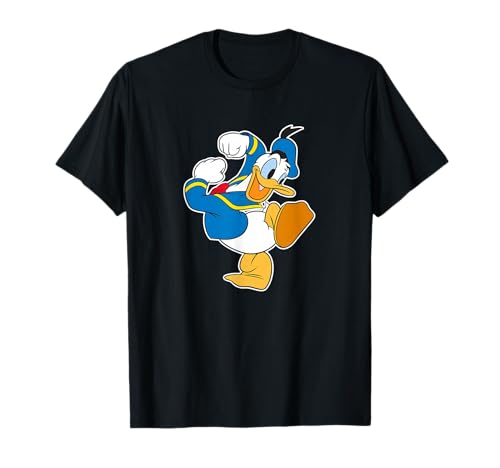 T-shirt Disney Donald Duck respirant pour le skate avec motif résistant et col sans étiquette