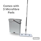 MYHOMiE Premium Flat Mop and Bucket Set - Separates Clean & Dirty Water - Compact & Lightweight - 2 Chamber Floor Cleaning System - 360 Rotating Head - 3 Microfibre Reusable Mop Pads Included - Image 9