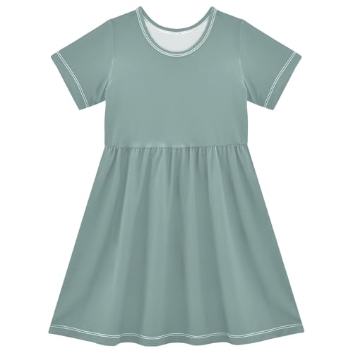Sage Girls Dresses Short Sleeve Casual Skater Sundress
