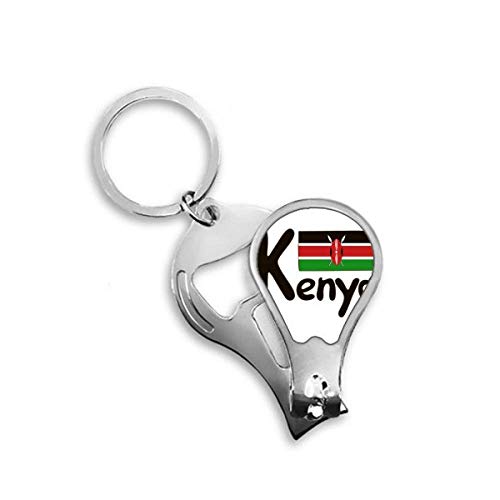 Drapeau du Kenya coupe-ongles contre les cassures pour une coupe nette sans effort