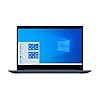 Lenovo IdeaPad 3 – Laptop de 15 pulgadas, procesador AMD Ryzen 5 3500U de cuatro núcleos, memoria de 8 GB, unidad de estado sólido de 256 GB, Windows 10, azul Abyss, 81W1009DUS (compatible con Google