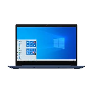 Lenovo IdeaPad 3 – Laptop de 15 pulgadas, procesador AMD Ryzen 5 3500U de cuatro núcleos, memoria de 8 GB, unidad de estado sólido de 256 GB, Windows 10, azul Abyss, 81W1009DUS (compatible con Google