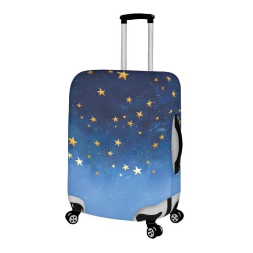 Housse Valise XL Anti-Rayures en Spandex Lavable Étoile Jaune