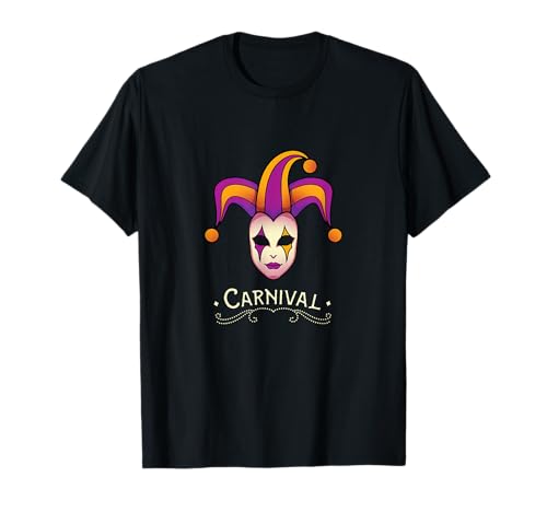 Carnaval Carnaval Payaso Arlequín Joker Camiseta