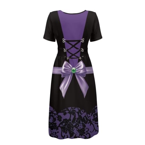 Image of Women's Summer Dresses Short Sleeve Formal Dresses with Pockets