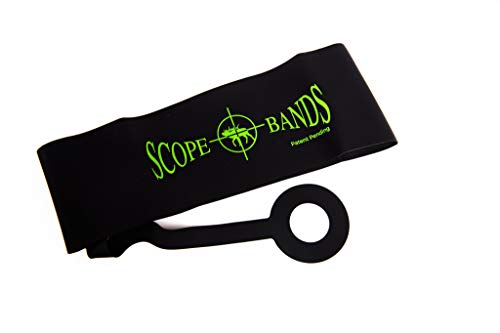 SCOPE BANDS Universal Open-Top Rifle Scope Covers are Stretch Fit, 100% Dust-Proof, and 100% Waterproof to Protect Your Optics from The Elements (Gunner) SCOPE BANDS Universal Open-Top Rifle Scope Covers are Stretch Fit, 100% Dust-Proof, and 100% Waterproof to Protect Your Optics from The Elements (Gunner)