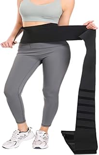 Waist Trainer For Women Lower Belly Fat Plus Size Wide4.9in Long13.1ft CINDOU Adjust Tummy Wraps Sweet Sweat Band Belt For Stomach Bandage Wrap Body Shapewear Invisible Trimmer Shaper Waist Training