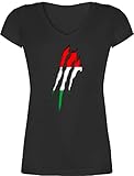 Material: Shirt V-Neck aus 100 % Baumwolle