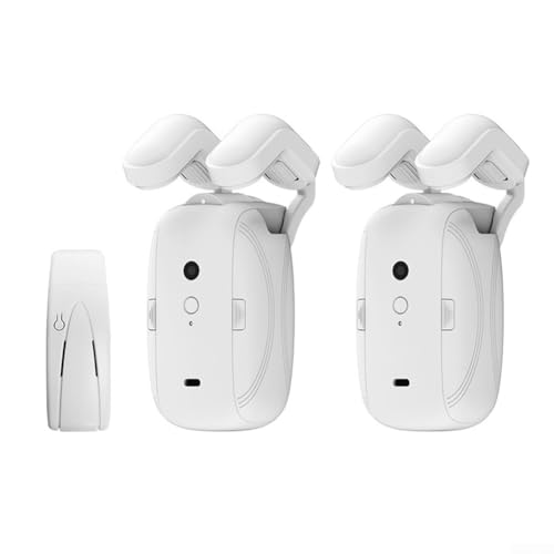 2Pcs WIFI Smart Automatic Curtain Openers, For Any Room In Home, For Open, Close, Or Adjust Curtain Position, 15.2 * 8.1 * 7.5cm(Roman pole)