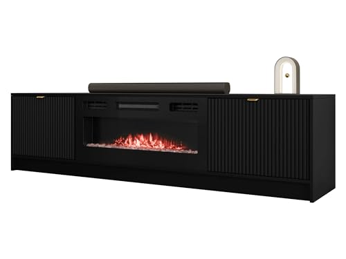 Mirjan24 TV Schrank Tireno EF mit Elektrischem Kamin mit Heizung,...