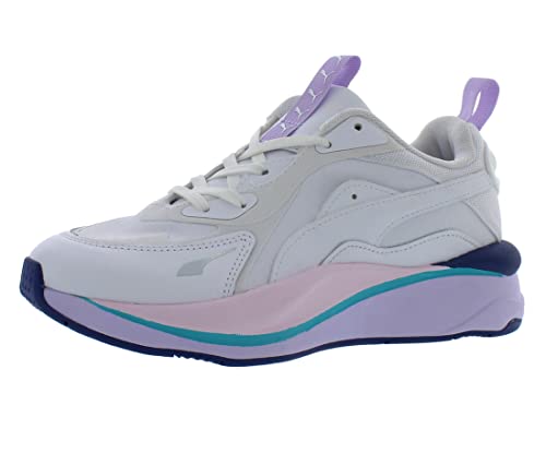 Image of PUMA Women's RS Curve Solar Sneakers, Puma White /Light Lavender, 8.5 Medium US