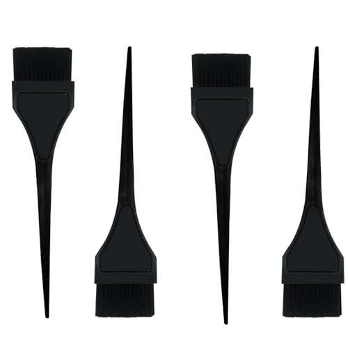 Brocha Tinte Pelo, 4 Pcs Pincel de Coloración de Cabello, Cepillo para Teñir el Cabello, Aplicador Tinte Pelo, Herramienta de Tinte de Pelo, para Teñir Cabello DIY