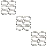 Photo Gallery holibanna 3 set stampo da forno anelli da forno per dolci stampo da torta set cucina gadget cucina stampo per biscotti in acciaio inossidabile strumento di cottura a casa silver 6 pezzi * 3 Photo Gallery holibanna 3 set stampo da forno anelli da forno per dolci stampo da torta set cucina gadget cucina stampo per biscotti in acciaio inossidabile strumento di cottura a casa silver 6 pezzi * 3