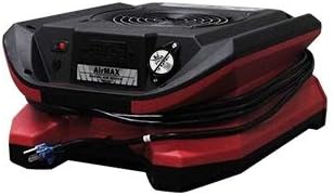 Phoenix 4038310 AirMax BLE Radial Portable Low Profile Air Mover Air Blower Floor Fan W/ Remote Control Industrial Fan for Water Damage Restoration
