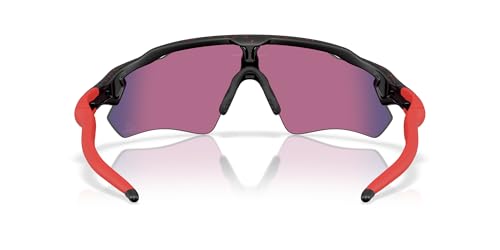 Oakley Men's OO9208 Radar Ev Path Polarized Rectangular Sunglasses, 100T Matte Black/Prizm Road, 38 mm4