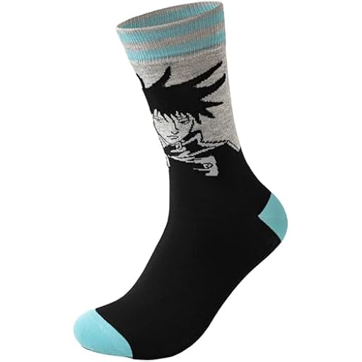 Satdflie Anime Personajes Calcetines de algodón 1 par de calcetines casuales unisex de la mitad del ternero Anime impreso calcetines lindos Regalo de la idea de Navidad para los fans, un tamaño, verde | Ya disponible en tu tienda friki favorita! En mundofriki.es!