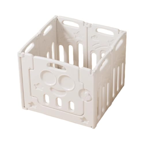 Ruying ペットフェンス サークル 犬用 小型犬 ドア付き 室内用 ドッグゲート 自由に組み立て可能 折りたたみ式 脱走防止 中小型犬用 高さ64p 組み立て簡単 (6枚)