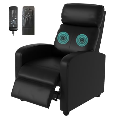 PU Leather Massage Recliner Chair