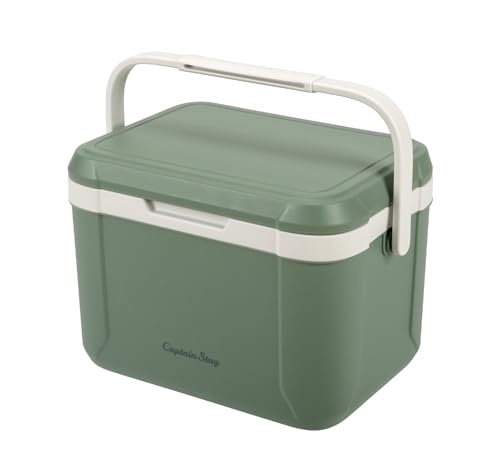 Captain Stag UE-102 CS Charmant Cooler Box 1.2 gal (5.2 L) Capacity Almond Green