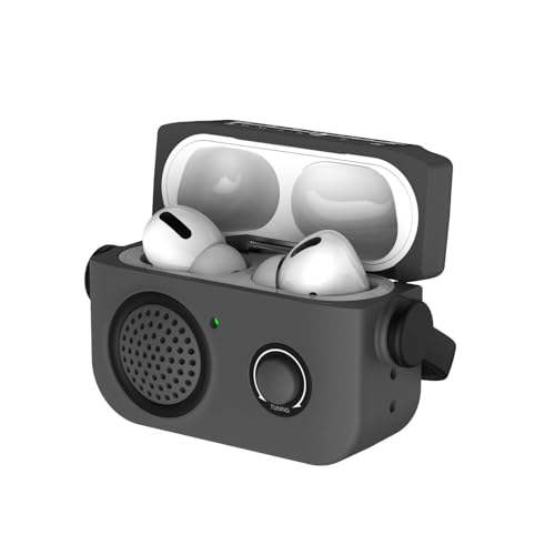 Coque AirPods Pro 2 antichoc : étui rigide en silicone avec rabat de protection