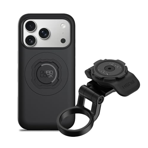 Image of Quad Lock Stem Cap Mount (Adjustable) Bike Kit with iPhone 17 Pro MAG Phone Case