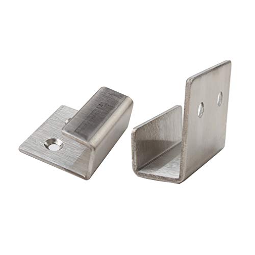 Image of 10 Pcs Brushed Stainless Steel Hooks, Picture Frame Fixing Brackets Hooks Ceramic Tile Display Hanging Code U-Shaped Hangers