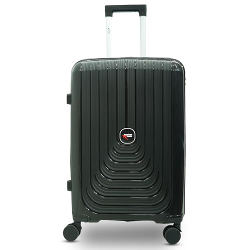 Image of AMERICAN TRAVELLER UrbanGlide Trolley Bag | Travel Suitcase | Premium Polypropylene Hard Shell, TSA-Type Lock, Silent Spinner Wheels, Durable Design