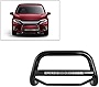 Black Horse Max Beacon Bull Bar No Skid Plate Black Compatible with 2005-2022 Honda Odyssey-MAB-HOB3101B