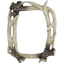 SEDLAV 5x7 Antlers Decorative Tabletop Picture Frame - Rustic Style Photo Frame for Home or Office, Fits 5x7 Inch Photos, Stand-Up Easel Back