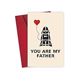 Detuca Star Wars Fathers Day Card,Funny Birthday Star Wars Card Gifts,Star Wars Dads Cards for Husband, Dad, Son
