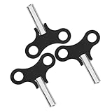 Utilisation polyvalente : compatible avec la plupart des horloges vintage, ce qui en fait un outil pour les d'horlogerie, clés d'horloge pour remontage, clé de remontage d'horloge universelle